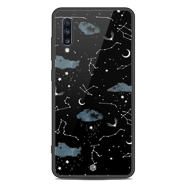 Space Series Soft Phone Case - Premium Glass Case - Design 5 - Samsung Galaxy A70