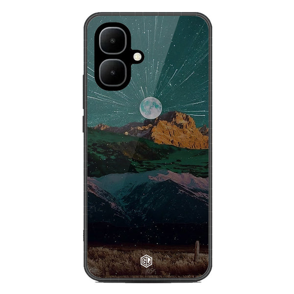 Mountains Wanderlust Series Soft Phone Case - Metal Case - Design 3 - Infinix Smart 10