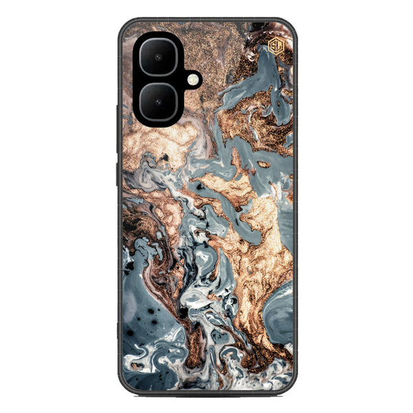 Marble Series Soft Phone Case - Metal Case - Design 5 - Infinix Smart 10