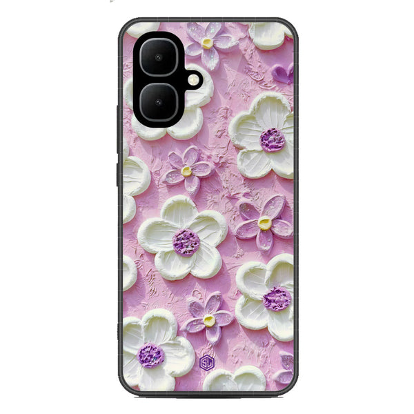 Floral Series Soft Phone Case - Metal Case - Design 4 - Infinix Smart 10
