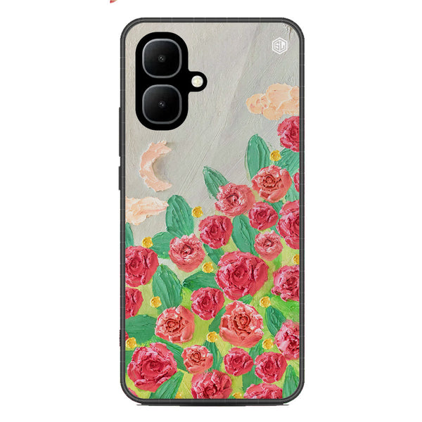 Floral Series Soft Phone Case - Metal Case - Design 10 - Infinix Smart 10