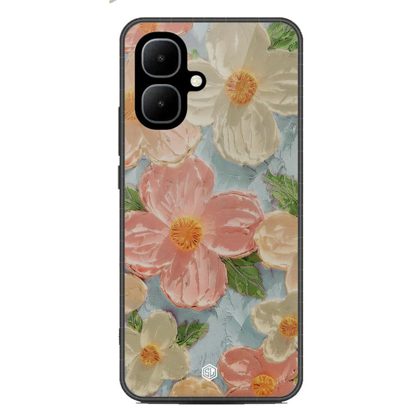 Floral Series Soft Phone Case - Metal Case - Design 16 - Infinix Smart 10