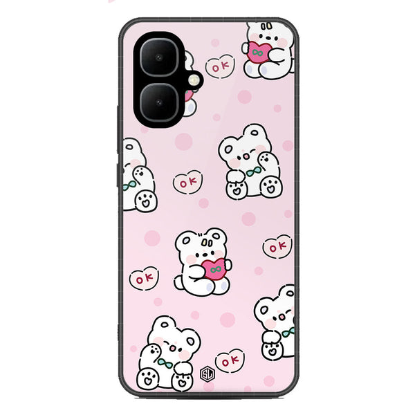 Cute Chic Series Soft Phone Case - Metal Case - Design 1 - Infinix Smart 10