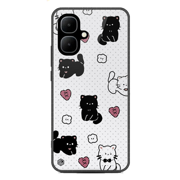 Cute Chic Series Soft Phone Case - Metal Case - Design 6 - Infinix Smart 10