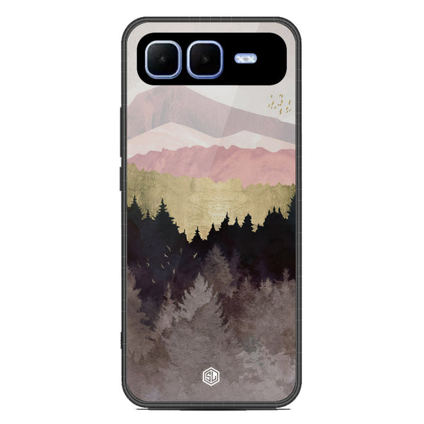 Mountains Wanderlust Series Soft Phone Case - Metal Case - Design 2 - Infinix Smart 10 Plus