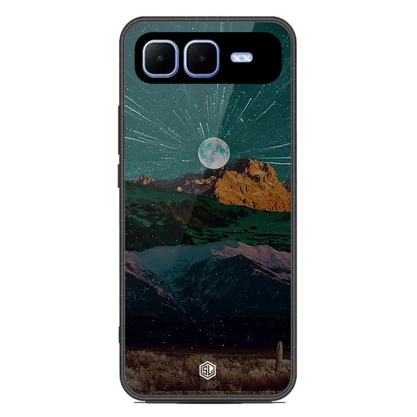 Mountains Wanderlust Series Soft Phone Case - Metal Case - Design 3 - Infinix Smart 10 Plus