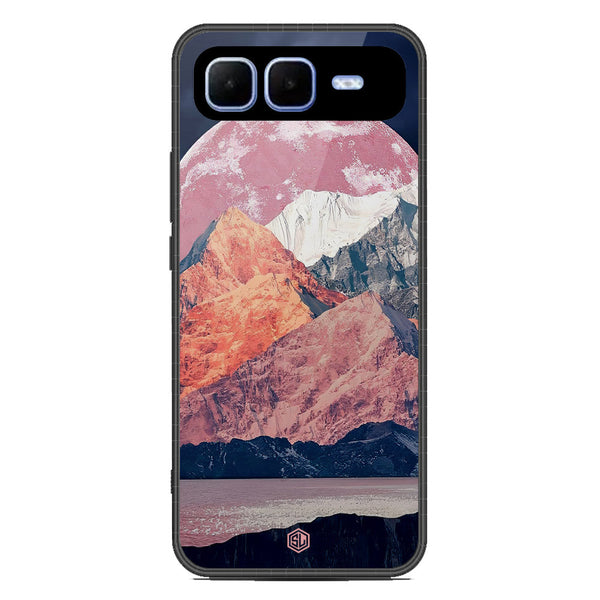 Mountains Wanderlust Series Soft Phone Case - Metal Case - Design 5 - Infinix Smart 10 Plus