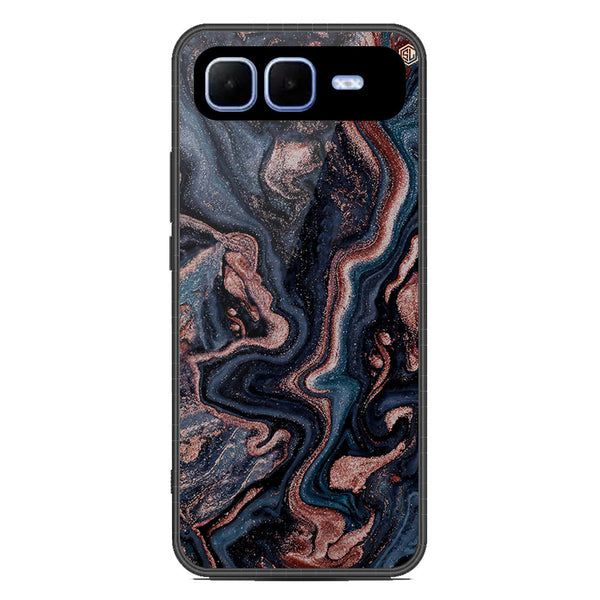 Marble Series Soft Phone Case - Metal Case - Design 4 - Infinix Smart 10 Plus