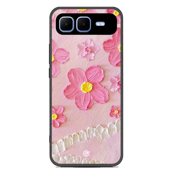 Floral Series Soft Phone Case - Metal Case - Design 2 - Infinix Smart 10 Plus