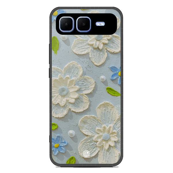 Floral Series Soft Phone Case - Metal Case - Design 3 - Infinix Smart 10 Plus
