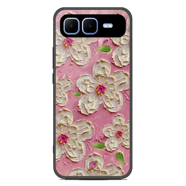 Floral Series Soft Phone Case - Metal Case - Design 5 - Infinix Smart 10 Plus