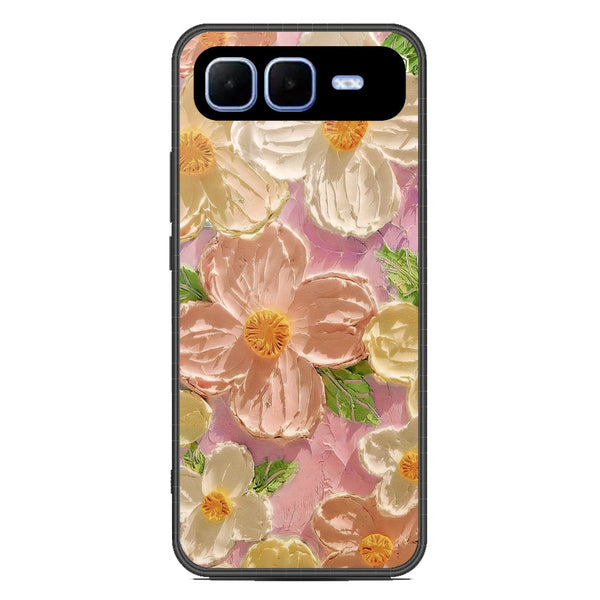 Floral Series Soft Phone Case - Metal Case - Design 11 - Infinix Smart 10 Plus