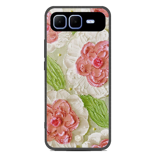 Floral Series Soft Phone Case - Metal Case - Design 13 - Infinix Smart 10 Plus