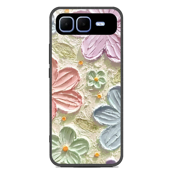 Floral Series Soft Phone Case - Metal Case - Design 15 - Infinix Smart 10 Plus