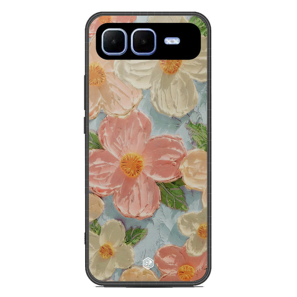 Floral Series Soft Phone Case - Metal Case - Design 16 - Infinix Smart 10 Plus