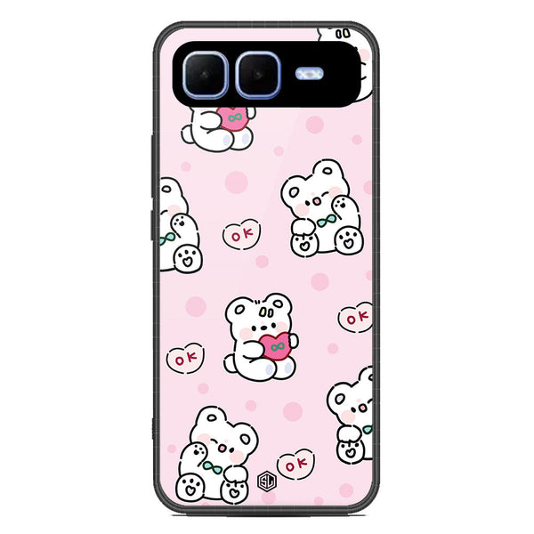 Cute Chic Series Soft Phone Case - Metal Case - Design 1 - Infinix Smart 10 Plus
