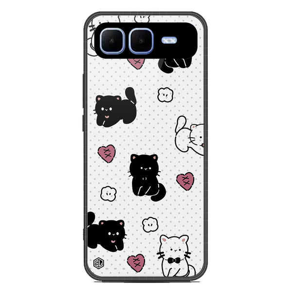 Cute Chic Series Soft Phone Case - Metal Case - Design 6 - Infinix Smart 10 Plus