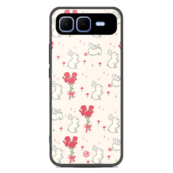 Cute Korean Design Series Soft Phone Case - Metal Case - Design 6 - Infinix Smart 10 Plus