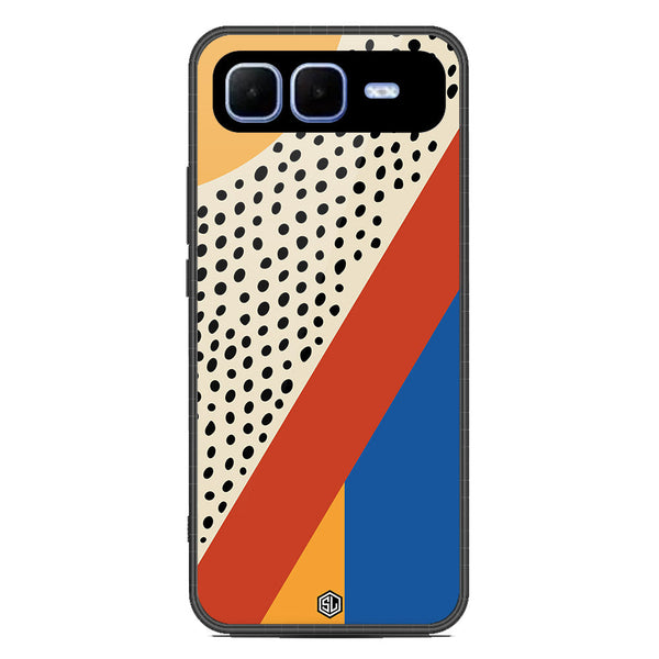 Polka Dots Series Soft Phone Case - Metal Case - Design 4 - Infinix Smart 10 Plus