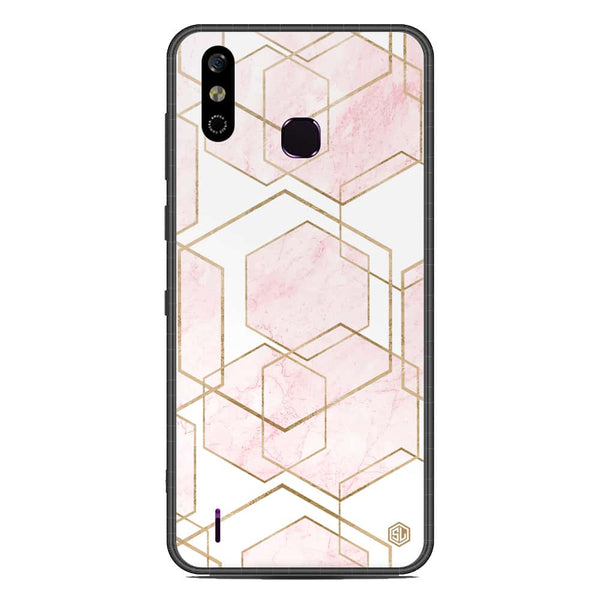 Stylish Marble Series Soft Phone Case - Metal Case - Design 3 - Infinix Smart 4