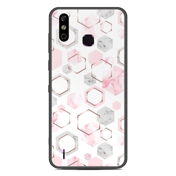 Stylish Marble Series Soft Phone Case - Metal Case - Design 4 - Infinix Smart 4