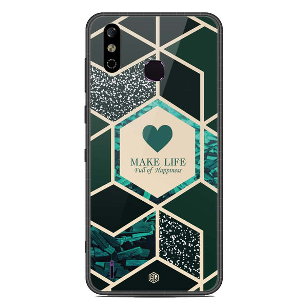 Happiness Series Soft Phone Case - Metal Case - Design 4 - Infinix Smart 4