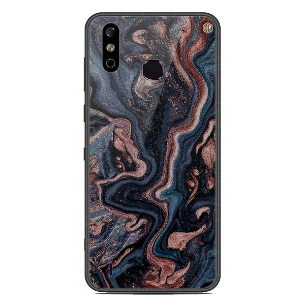 Marble Series Soft Phone Case - Metal Case - Design 4 - Infinix Smart 4