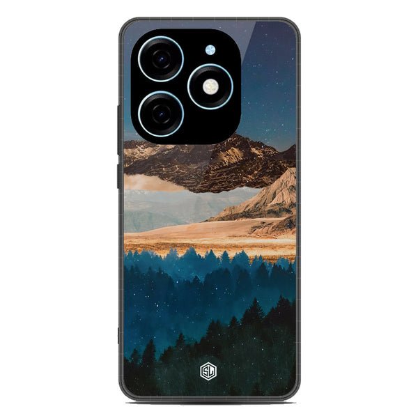 Mountains Wanderlust Series Soft Phone Case - Metal Case - Design 1 - Tecno Spark Go 2024