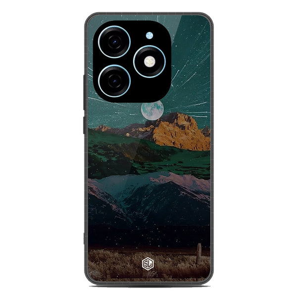 Mountains Wanderlust Series Soft Phone Case - Metal Case - Design 3 - Tecno Spark Go 2024