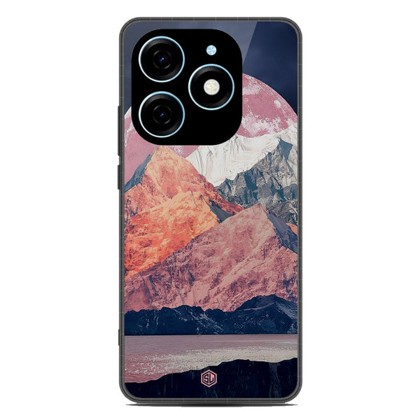 Mountains Wanderlust Series Soft Phone Case - Metal Case - Design 5 - Tecno Spark Go 2024