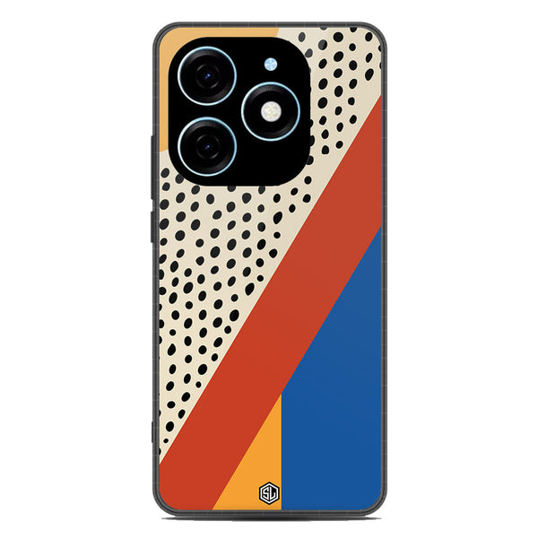 Polka Dots Series Soft Phone Case - Metal Case - Design 4 - Tecno Spark Go 2024