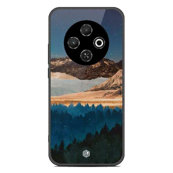 Mountains Wanderlust Series Soft Phone Case - Metal Case - Design 1 - Tecno Spark 30C 4G