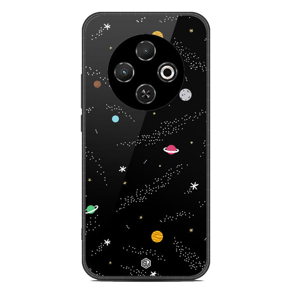 Space Series Soft Phone Case - Metal Case - Design 2 - Tecno Spark 30C 4G