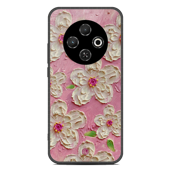 Floral Series Soft Phone Case - Metal Case - Design 5 - Tecno Spark 30C 4G