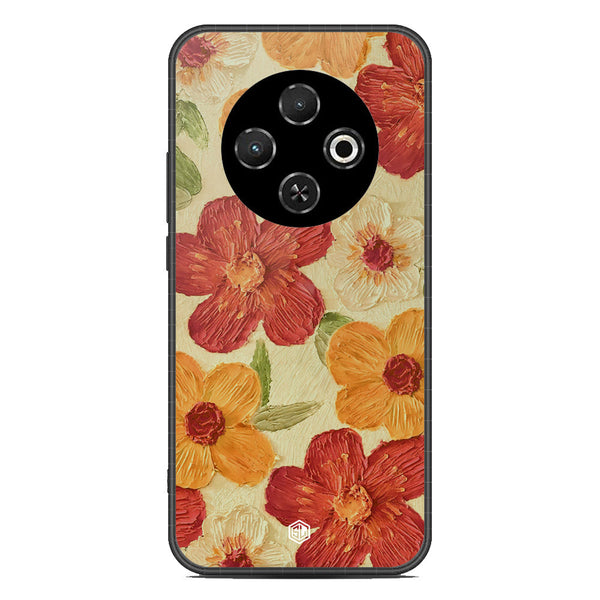 Floral Series Soft Phone Case - Metal Case - Design 6 - Tecno Spark 30C 4G