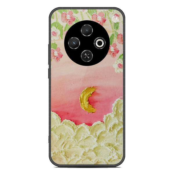 Floral Series Soft Phone Case - Metal Case - Design 7 - Tecno Spark 30C 4G