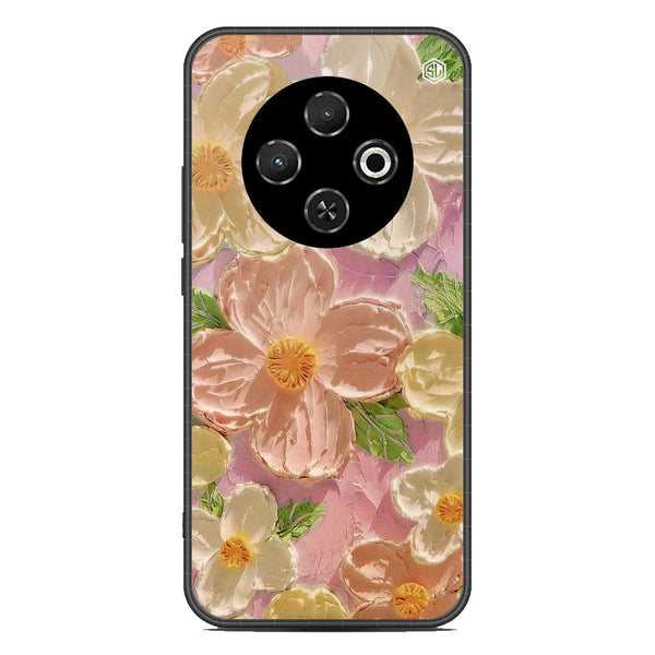 Floral Series Soft Phone Case - Metal Case - Design 11 - Tecno Spark 30C 4G