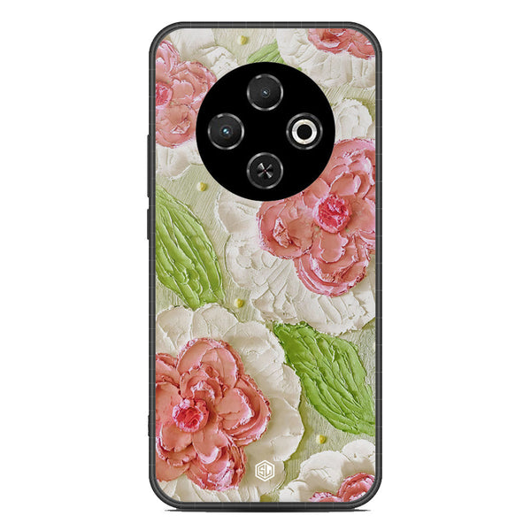 Floral Series Soft Phone Case - Metal Case - Design 13 - Tecno Spark 30C 4G
