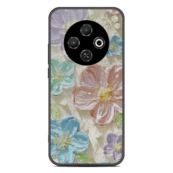 Floral Series Soft Phone Case - Metal Case - Design 14 - Tecno Spark 30C 4G