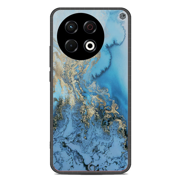 Marble Series Soft Phone Case - Metal Case - Design 2 - Tecno Spark 30 Pro