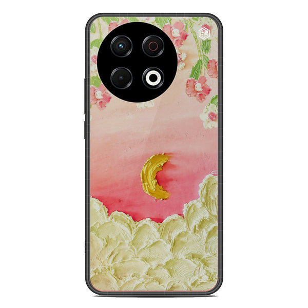 Floral Series Soft Phone Case - Metal Case - Design 7 - Tecno Spark 30 Pro