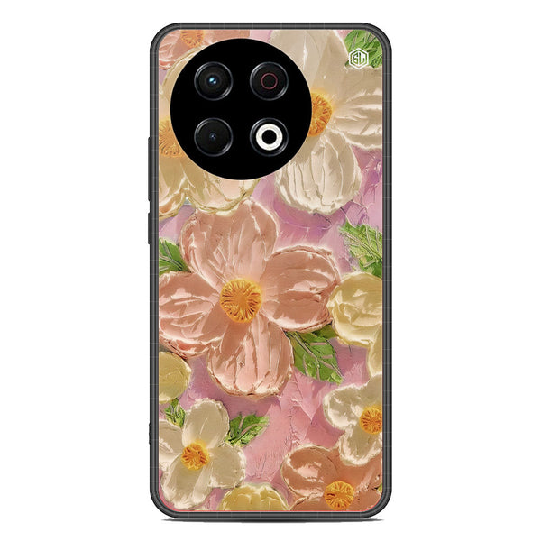 Floral Series Soft Phone Case - Metal Case - Design 11 - Tecno Spark 30 Pro