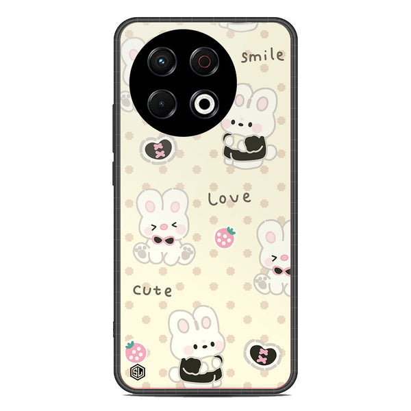 Cute Chic Series Soft Phone Case - Metal Case - Design 4 - Tecno Spark 30 Pro