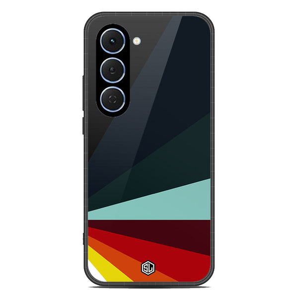 Retro Stripes Series Soft Phone Case - Glass Case - Design 1 - Tecno Spark 40 Pro