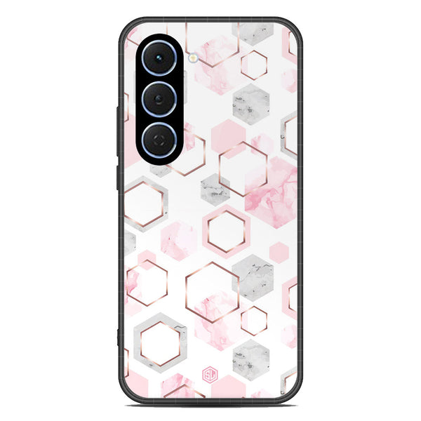 Stylish Marble Series Soft Phone Case - Glass Case - Design 4 - Tecno Spark 40 Pro
