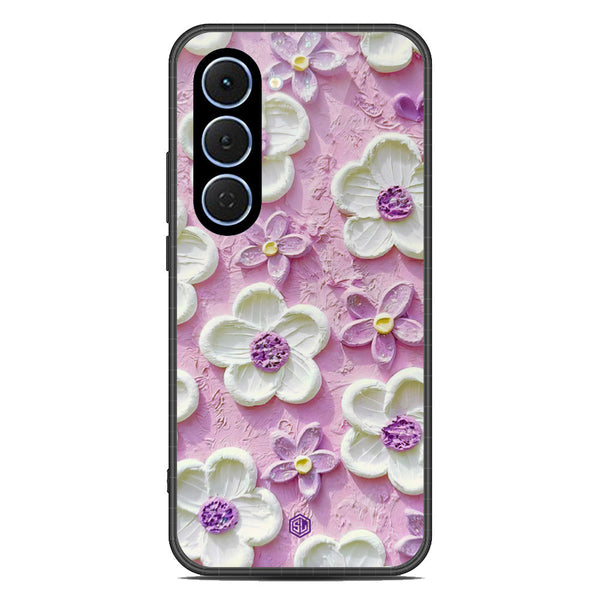 Floral Series Soft Phone Case - Glass Case - Design 4 - Tecno Spark 40 Pro