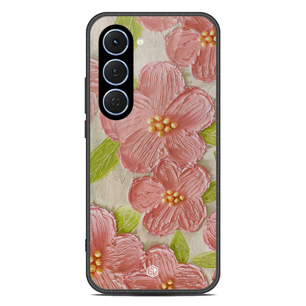 Floral Series Soft Phone Case - Glass Case - Design 9 - Tecno Spark 40 Pro