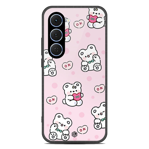 Cute Chic Series Soft Phone Case - Glass Case - Design 1 - Tecno Spark 40 Pro