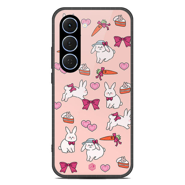 Cute Korean Design Series Soft Phone Case - Glass Case - Design 1 - Tecno Spark 40 Pro