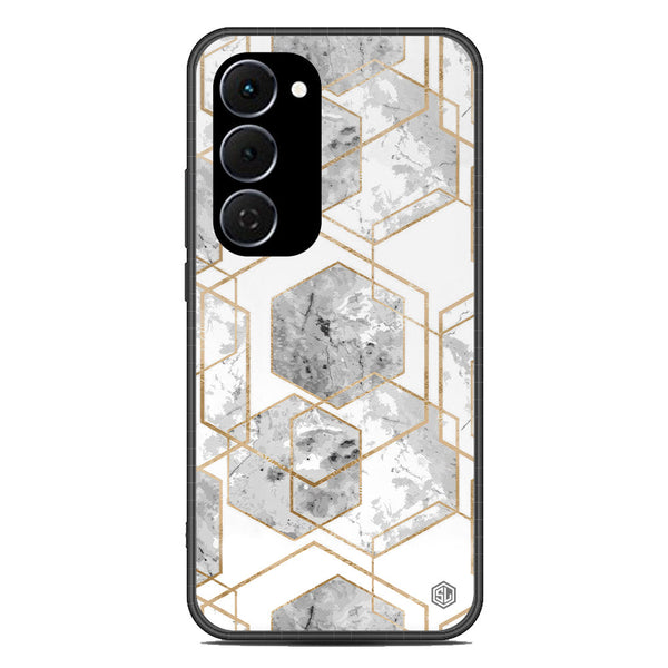Stylish Marble Series Soft Phone Case - Glass Case - Design 2 - Tecno Spark 40 Pro Plus